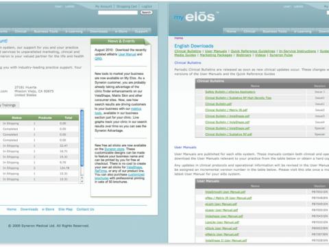 My Elos homepage