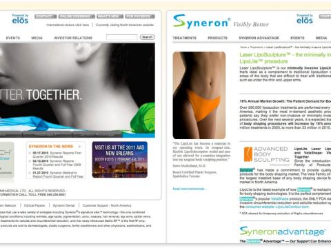 Syneron Company Homepage
